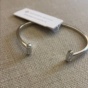 Kendra Scott Elegant Silver Cuff Bracelet
